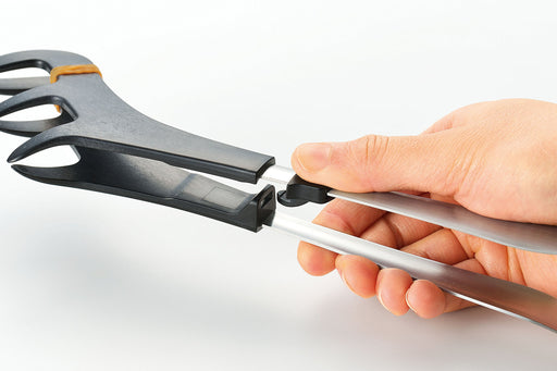 Shimomura Kogyo Kz-204 Grilled Fish Tongs Japan Made Dishwasher Safe Tsubame-Sanjo-Kiichin - The #1 Place for Japanese Goods in Your Hand!