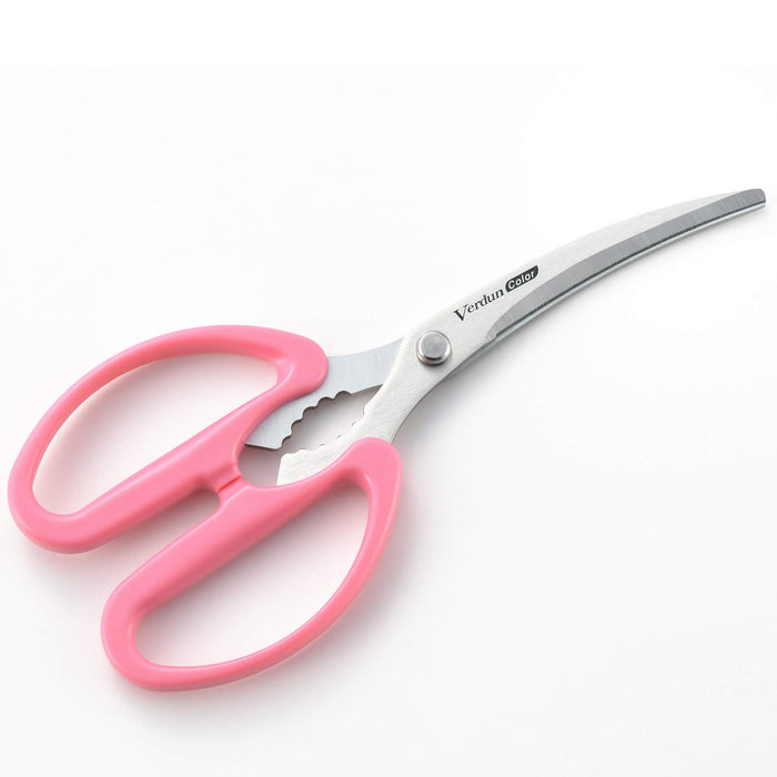 Shimomura Kogyo VCH-01P Japan Kitchen Scissors Pink Dishwasher Safe-Kiichin - The #1 Place for Japanese Goods in Your Hand!