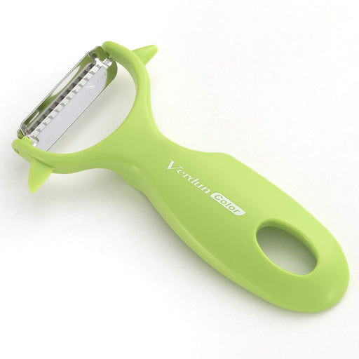 Shimomura Kogyo VKC-03G Kinpira Peeler Green DW Safe Japan Tsubame-Sanjo-Kiichin - The #1 Place for Japanese Goods in Your Hand!