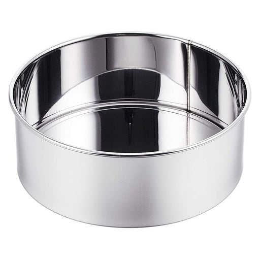 Premium Shimotori 12.5cm Stainless Steel Round Cake Pan - Removable Bottom for Perfect Baking-Kiichin - The #1 Place for Japanese Goods in Your Hand!