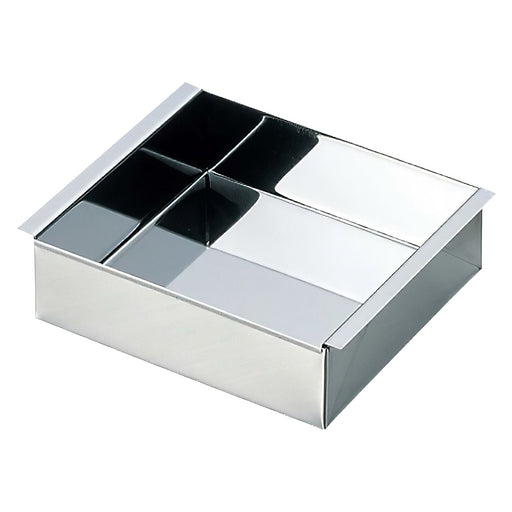 Premium 15cm Shimotori Stainless Steel Tamago-Dofu Mold-Kiichin - The #1 Place for Japanese Goods in Your Hand!