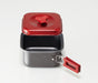 Skater Aluminum Square One Pot Ramen Cooker 1.2L Red Anc1-A-Kiichin - The #1 Place for Japanese Goods in Your Hand!