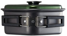 Skater Aluminum Square Pot Ramen Cooker 1.2L Anc1-A Green Outdoor Camping-Kiichin - The #1 Place for Japanese Goods in Your Hand!