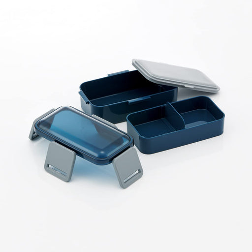 Skater Bento Box Midnight Blue 850Ml Antibacterial Fluffy 2Tiers LargeCapacity Men Japan Pflw9Ag-A-Kiichin - The #1 Place for Japanese Goods in Your Hand!