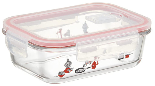 Skater Moomin Kitchen 650Ml Glass Storage Container with Lock Lid Valve-Kiichin - The #1 Place for Japanese Goods in Your Hand!