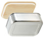 Skater STLB9B-A Stainless Steel Lunch Box 830ml 1 Tier Wood Lid-Kiichin - The #1 Place for Japanese Goods in Your Hand!