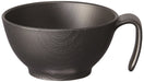 Skater Soup Bowl 340ml Black Wood Grain w/Handle NBLs2H Made in Japan-Kiichin - The #1 Place for Japanese Goods in Your Hand!