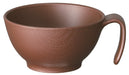 Skater Wood Grain Soup Bowl 340ml w/Handle Brown Japan NBLs2H-A-Kiichin - The #1 Place for Japanese Goods in Your Hand!
