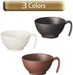 Skater Wood Grain Soup Bowl 340ml w/Handle Brown Japan NBLs2H-A-Kiichin - The #1 Place for Japanese Goods in Your Hand!