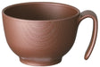Skater Brown Woodgrain Tea Bowl 370ml w/Handle NBLs1H Made in Japan-Kiichin - The #1 Place for Japanese Goods in Your Hand!