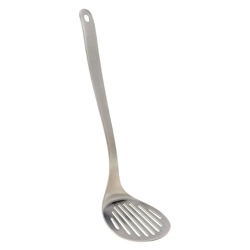 Sori Yanagi Small Stainless Steel Slotted Turner - Premium Quality Kitchen Utensil-Kiichin - The #1 Place for Japanese Goods in Your Hand!