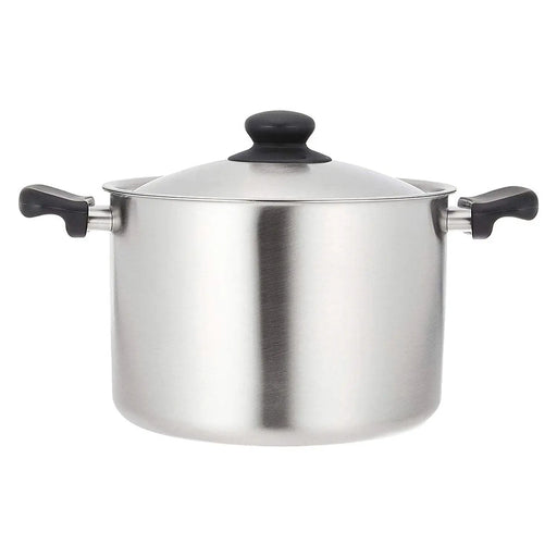 Nihon Yoshokki 22Cm Stainless Steel Stockpot - Authentic Japanese Craftsmanship-Kiichin - The #1 Place for Japanese Goods in Your Hand!