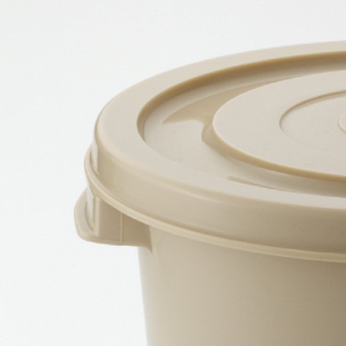 Squirrel 6.5L Beige Miso Container - Authentic Japanese Made + Miso Making Guide-Kiichin - The #1 Place for Japanese Goods in Your Hand!
