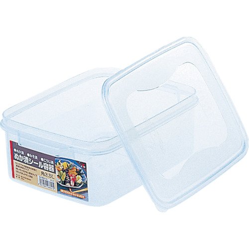 Squirrel 3.5L Nukazuke Square Seal Container - Authentic Japanese Made-Kiichin - The #1 Place for Japanese Goods in Your Hand!