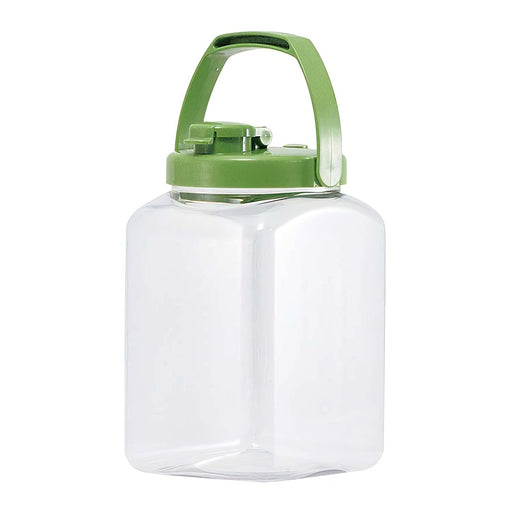 Takeya Japan 2.7L Square Fruit Liquor Bottle with Handle - Premium Quality for Refreshing Beverages-Kiichin - The #1 Place for Japanese Goods in Your Hand!