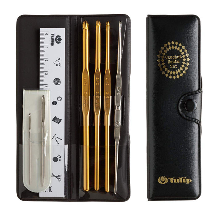 Tulip Japan Classic Crochet Hook Set - 7Pc Collection-Kiichin - The #1 Place for Japanese Goods in Your Hand!
