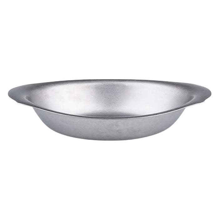 Aoyoshi Small Curry Plate - Vintage Inox Stainless Steel from Japan-Kiichin - The #1 Place for Japanese Goods in Your Hand!