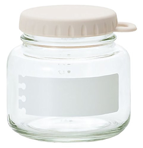 Aderia Japan 1656 Glass Bottle E-Cap Jar 320 Gw Garlic White-Kiichin - The #1 Place for Japanese Goods in Your Hand!