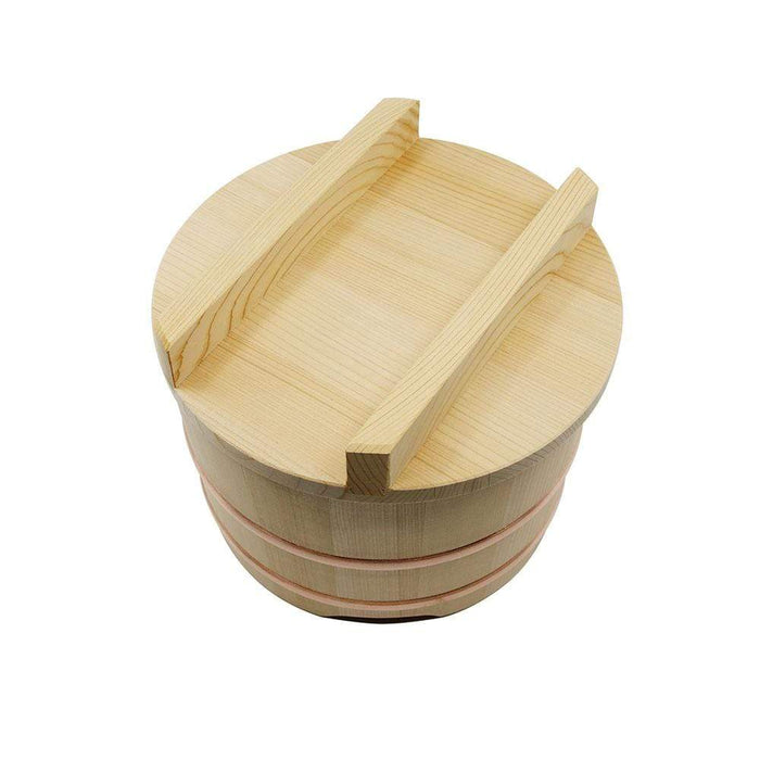 Yamacoh 36Cm Ohitsu Sawara Japanese Rice Container - Authentic Wooden Nosebitsu-Kiichin - The #1 Place for Japanese Goods in Your Hand!