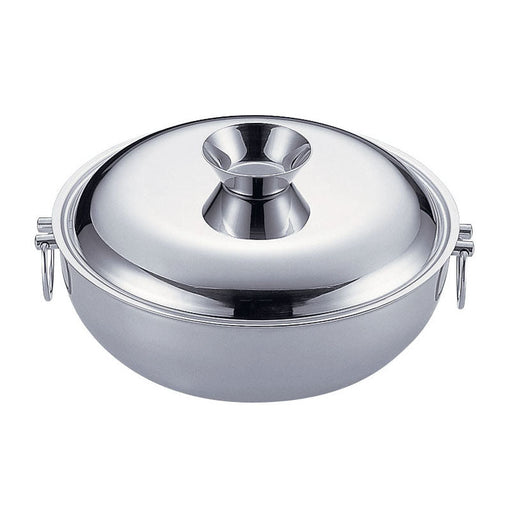 Yukiwa 25cm Stainless Steel Shabu Shabu Hot Pot-Kiichin - The #1 Place for Japanese Goods in Your Hand!