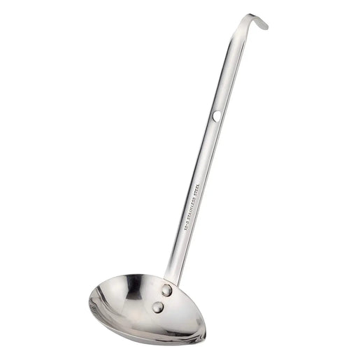 Yukiwa Stainless Steel 30ml Short Ladle - Efficient Side-Scooping Tool-Kiichin - The #1 Place for Japanese Goods in Your Hand!