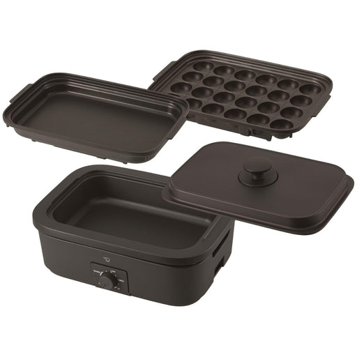 Zojirushi EJ-DE30-BA 3pc Deep Pot Flat Plate Takoyaki Plate-Kiichin - The #1 Place for Japanese Goods in Your Hand!