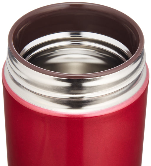 Zojirushi SW-HA45-RM 0.45L Stainless Steel Food Jar Red [Large Non-Disassemblable]-Kiichin - The #1 Place for Japanese Goods in Your Hand!