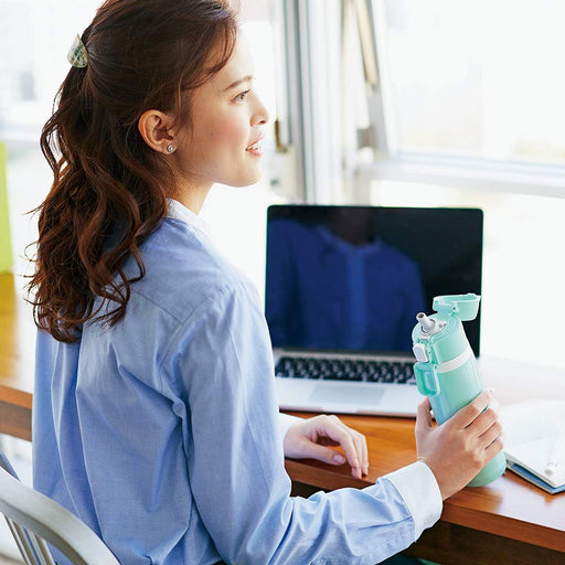 Zojirushi 0.52L Stainless Steel Sports Bottle w/Cool Straw Mint Sd-Cs50-Gm-Kiichin - The #1 Place for Japanese Goods in Your Hand!